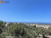 Old Hersonissos Kreta, Hersonissos: Grundstück in privilegierter Lage, ruhig mit freien Blick auf das Meer und im Hindergrund auf die Berge.